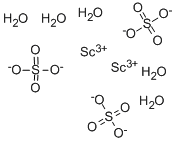 SCANDIUM SULFATE PENTAHYDRATE Struktur