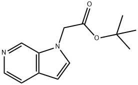 Pyrrolo[2,3-c]pyridin-1-yl-acetic acid tert-butyl ester Structure