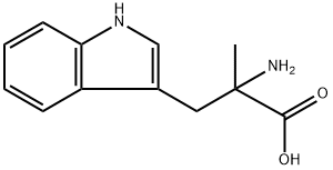 Α-甲基-DL-色氨酸 结构式