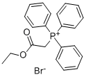 エトキシカルボニルメチル(トリフェニル)ホスホニウムブロミド 化学構造式