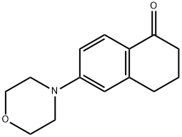 6-Morpholino-3,4-dihydronaphthalen-1(2H)-one Structure