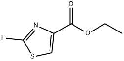 2-氟-4-噻唑甲酸乙酯 结构式