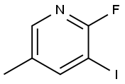 2-Fluoro-3-iodo-5-methylpyridine Struktur