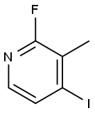 2-氟-3-甲基-4-碘吡啶, 153034-80-1, 结构式