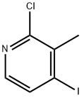 2-CHLORO-4-IODO-3-METHYLPYRIDINE Structure