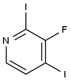 3-Fluoro-2,4-diiodopyridine Structure