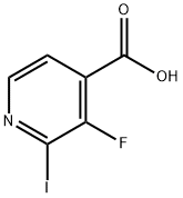 3-FLUORO-2-IODOPYRIDINE-4-CARBOXYLIC ACID Struktur