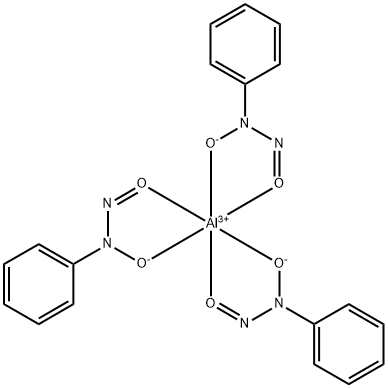 N-Nitroso-N-phenylhydroxylamine aluminum salt  Struktur