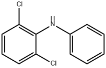 2,6-二氯-N-苯基苯胺,15307-93-4,结构式