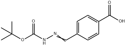 4-(BOC-AMIDINO)-BENZOIC ACID
 Structure