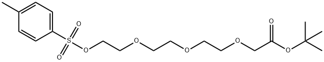 对甲苯磺酸酯-三聚乙二醇-乙酸叔丁酯 结构式