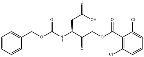 CASPASE-1 INHIBITOR V ;Z-VAL-ALA-ASP(OME)-FLUOROMETHYLKETONE 结构式