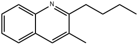 2-Butyl-3-methylquinoline,1531-62-0,结构式