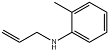 N-アリル-2-メチルアニリン 化学構造式