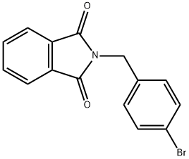 2-(4-溴苄基)异吲哚啉-1,3-二酮,153171-22-3,结构式