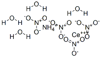 硝酸セリウム(III)アンモニウム四水和物 化学構造式