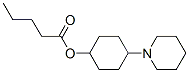 Valeric acid 4-piperidinocyclohexyl ester Struktur