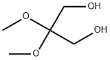 2,2-ジメトキシプロパン-1,3-ジオール 化学構造式