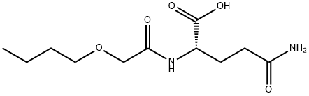 N-butoxyacetylglutamine Structure
