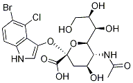 2-O-(5-broMo-4-chloroindol-3-yl)sialic acid Structure