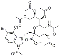 (1S,2S)-1 - ((2R,3R,4S,6S)-3-乙酰氨基-4-乙酰氧基-6 - ((1-乙 结构式