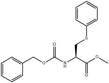 CBZ-S-PHENYL-L-CYSTEINE METHYL ESTER, 153277-33-9, 结构式