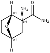 7-Oxabicyclo[2.2.1]heptane-2-carboxamide,2-amino-,endo-(9CI) Struktur