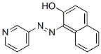 1-(3-pyridylazo)-2-naphthol Struktur