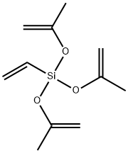 トリス(1-メチルエテニルオキシ)(エテニル)シラン 化学構造式