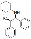 (1R,2S)-2-(シクロヘキシルアミノ)-1,2-ジフェニルエタノール 化学構造式