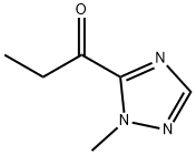1-(1-メチル-1H-1,2,4-トリアゾール-5-イル)-1-プロパノン 化学構造式