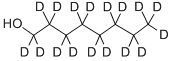 1‐オクタノール‐D17 化学構造式