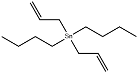 ジブチルジアリルスタンナン 化学構造式