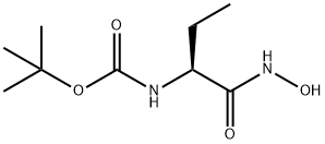Carbamic acid, [1-[(hydroxyamino)carbonyl]propyl]-, 1,1-dimethylethyl ester, Struktur
