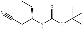 Carbamic acid, [1-(cyanomethyl)propyl]-, 1,1-dimethylethyl ester, (S)- (9CI) Structure