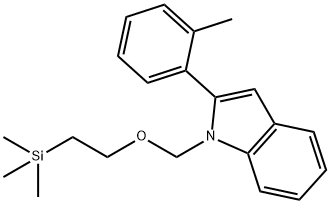 1-(TERT-BUTOXYCARBONYL)-2-(4-CYANOPHENYL)INDOLE Structure