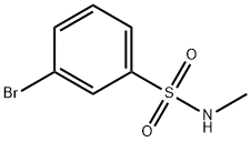 3-BROMO-N-METHYLBENZENESULPHONAMIDE Struktur