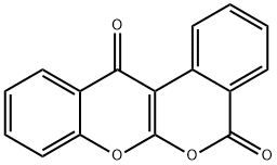 5H,12H-[2]Benzopyrano[3,4-b][1]benzopyran-5,12-dione 结构式