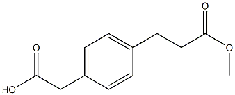 Benzenepropanoic acid, 4-(carboxymethyl)-, -alpha--methyl ester (9CI) Structure