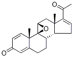 (9β,11β)-9,11-Epoxy-pregna-1,4,16-triene-3,20-dione Struktur