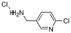 (6-クロロピリジン-3-イル)メタンアミン塩酸塩 化学構造式
