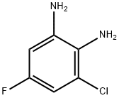 3-chloro-5-fluorobenzene-1,2-diaMine Structure