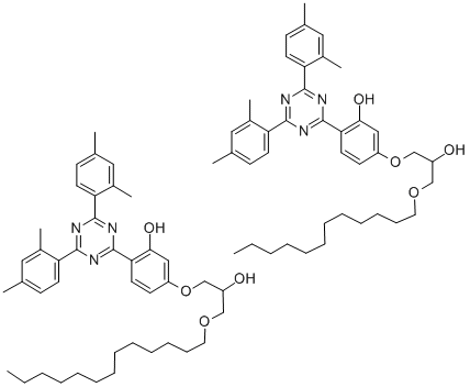 チヌビン400 化学構造式