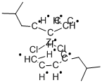 BIS(ISOBUTYLCYCLOPENTADIENYL)ZIRCONIUM DICHLORIDE Struktur