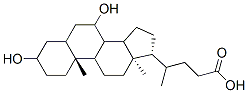 别鹅去氧胆酸,15357-34-3,结构式