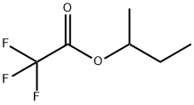 Acetic acid, 2,2,2-trifluoro-, 1-Methylpropyl ester Structure