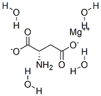 Magnesium D,L-Hydrogenaspartate Tetrahydrate Struktur