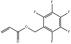 アクリル酸ペンタフルオロベンジル 化学構造式