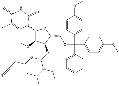 2'-O-METHYL-5-METHYL-U CEP Structure