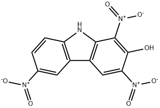2-HYDROXY-1,3,6-TRINITROCARBAZOLE Struktur